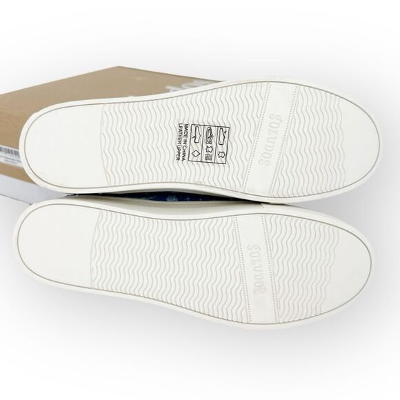 SOLUDOS NIB Ibiza Platform Sneaker Psychedelic Swirl Marine Blue Anthropologie‎ - Picture 11 of 12